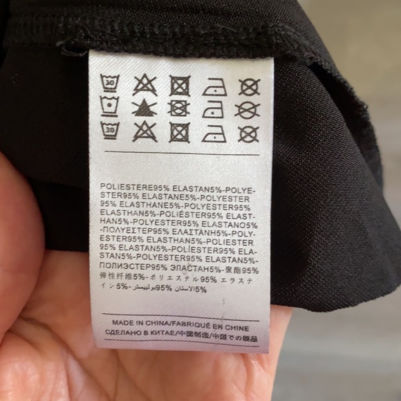 NWT Silvia Heach Black Debila Blouse M - Picture 9 of 10